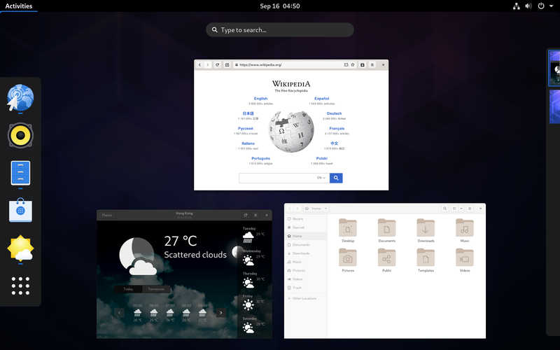 gnome shell